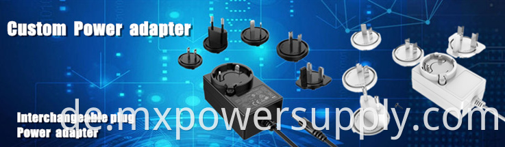 12V5A Interchangeable plug Power Adapter with UL FCC CE KC PSE RCM